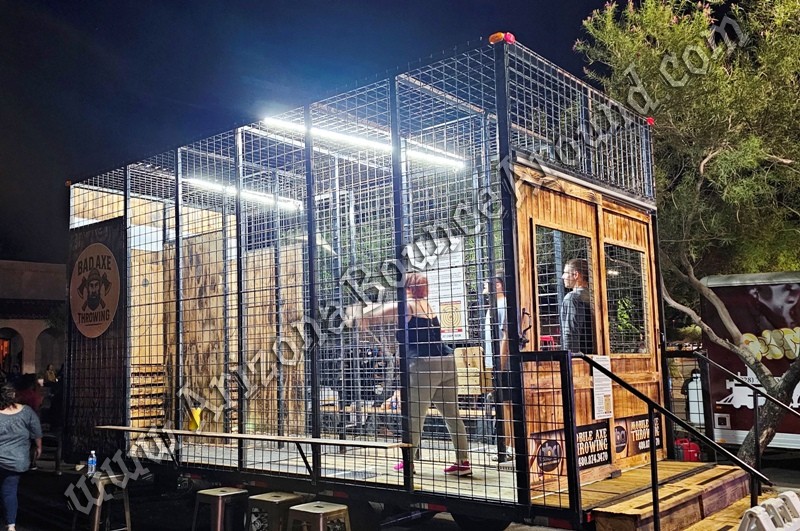 Mobile Axe Throwing Trailer Phoenix Arizona